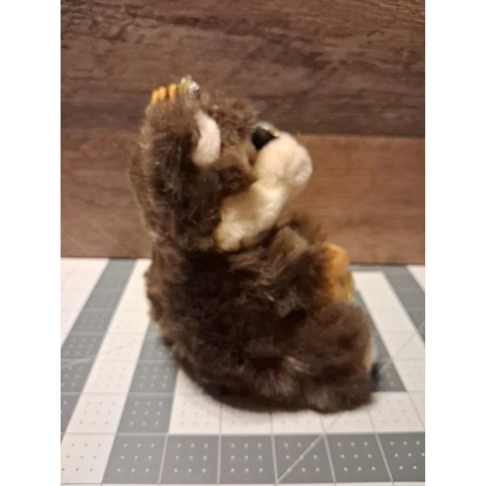 Orzek Honey Bear Plush stirring wooden pot 1997